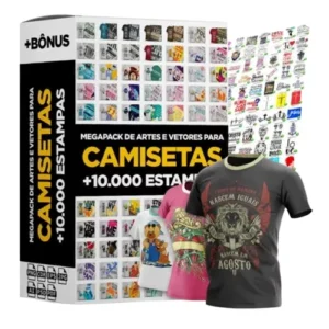 Pack 10Mil Artes Sublimação gospel